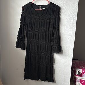 Elegant Black Lace Dress